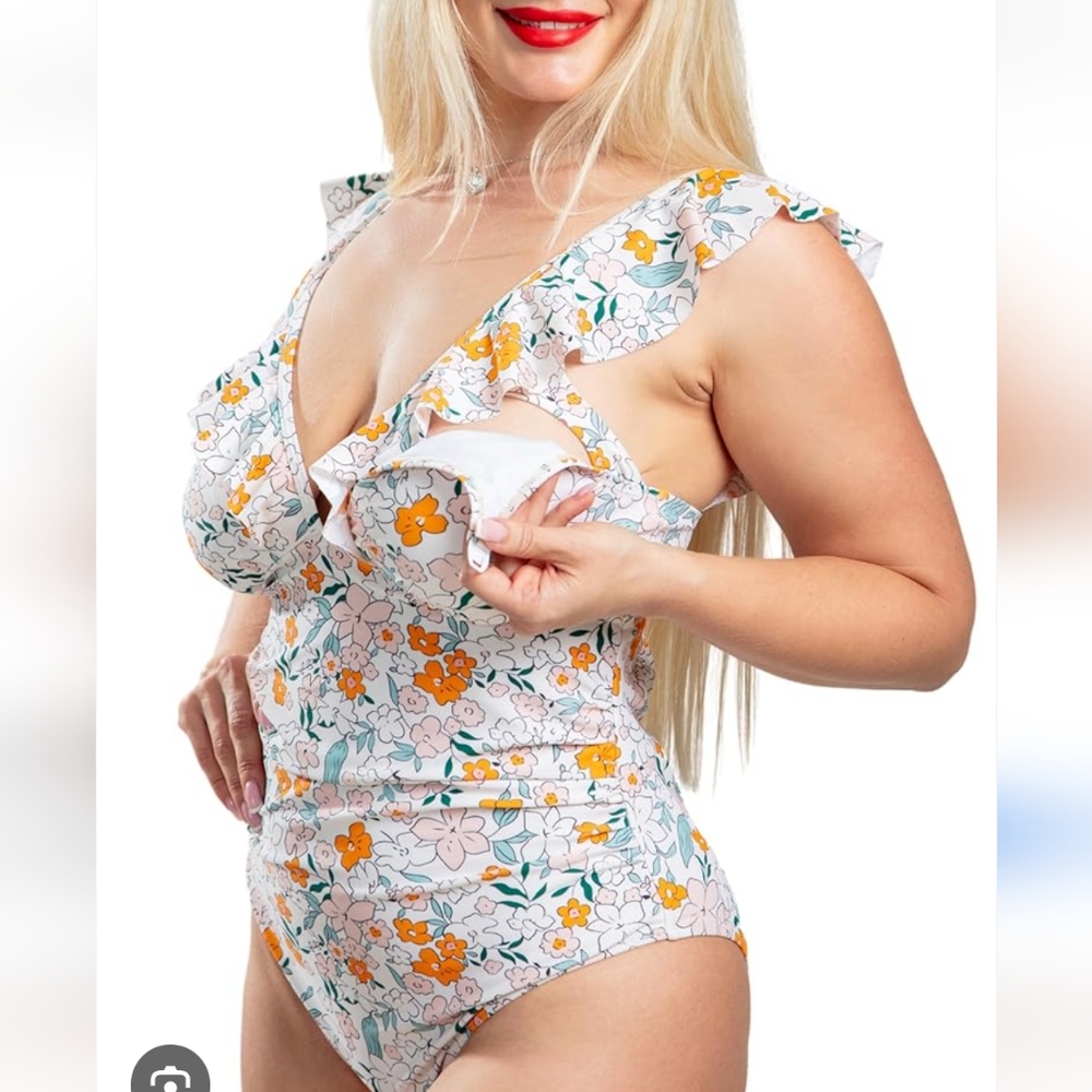 Nursing bathing suit